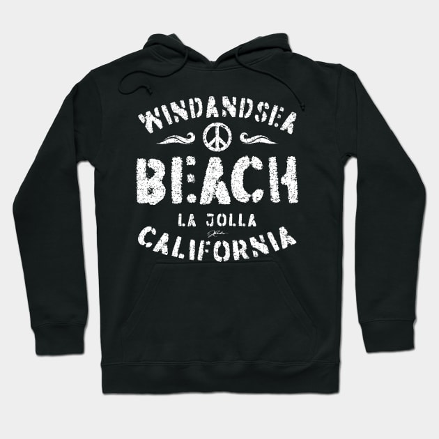 Windandsea Beach, La Jolla, California Hoodie by jcombs